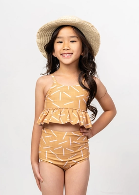 Off The Grid | Mini Peplum Top cute girls swimsuits, stylish swimwear for girls