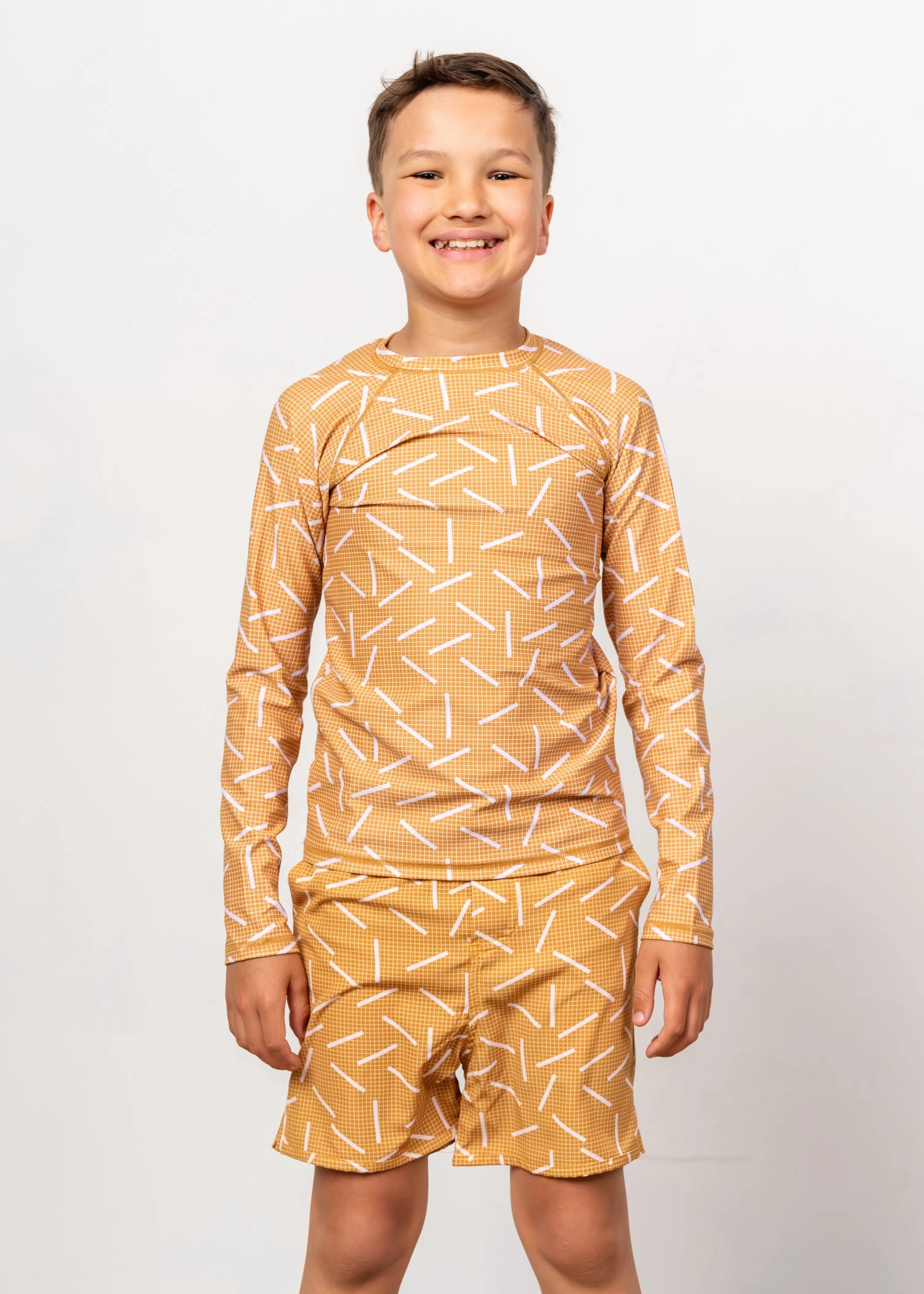 Off The Grid | Youth Rashguard Top (Unisex) cute girls swimsuits, stylish swimwear for girls