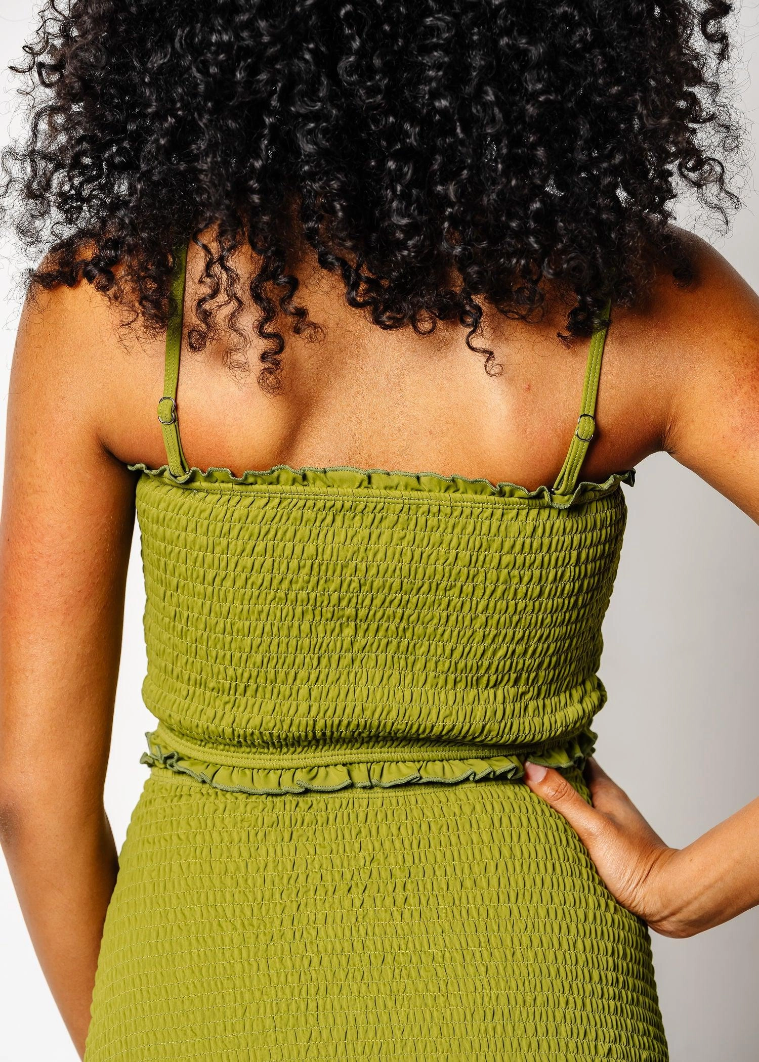 Olive Green | Bandeau Top