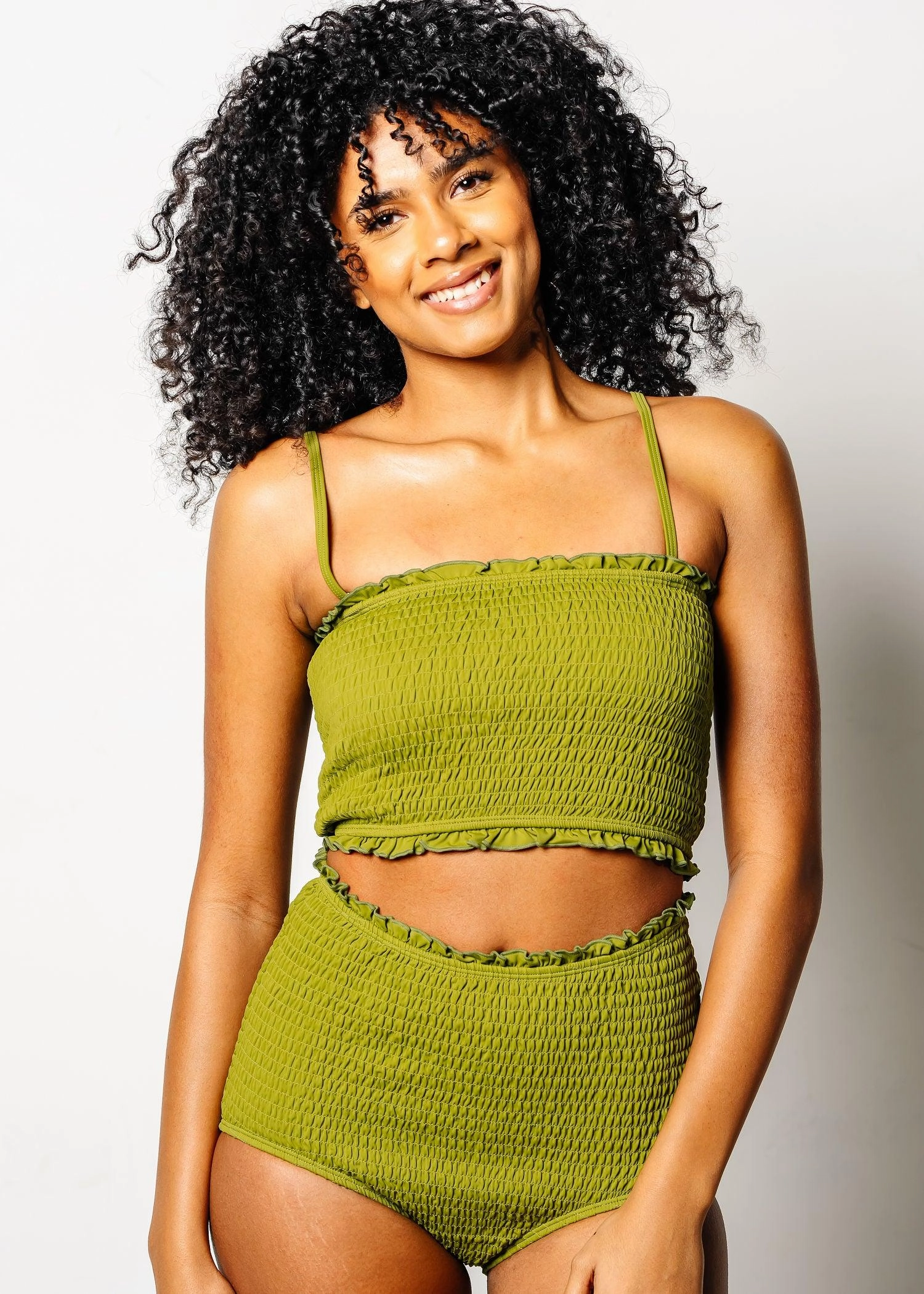Olive Green | Bandeau Top