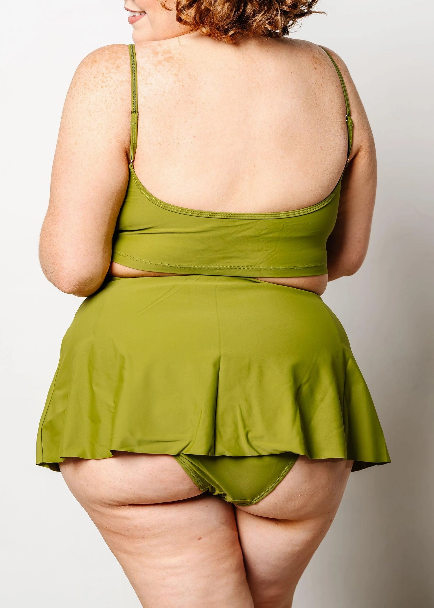Olive Green | Detached Short Skirt