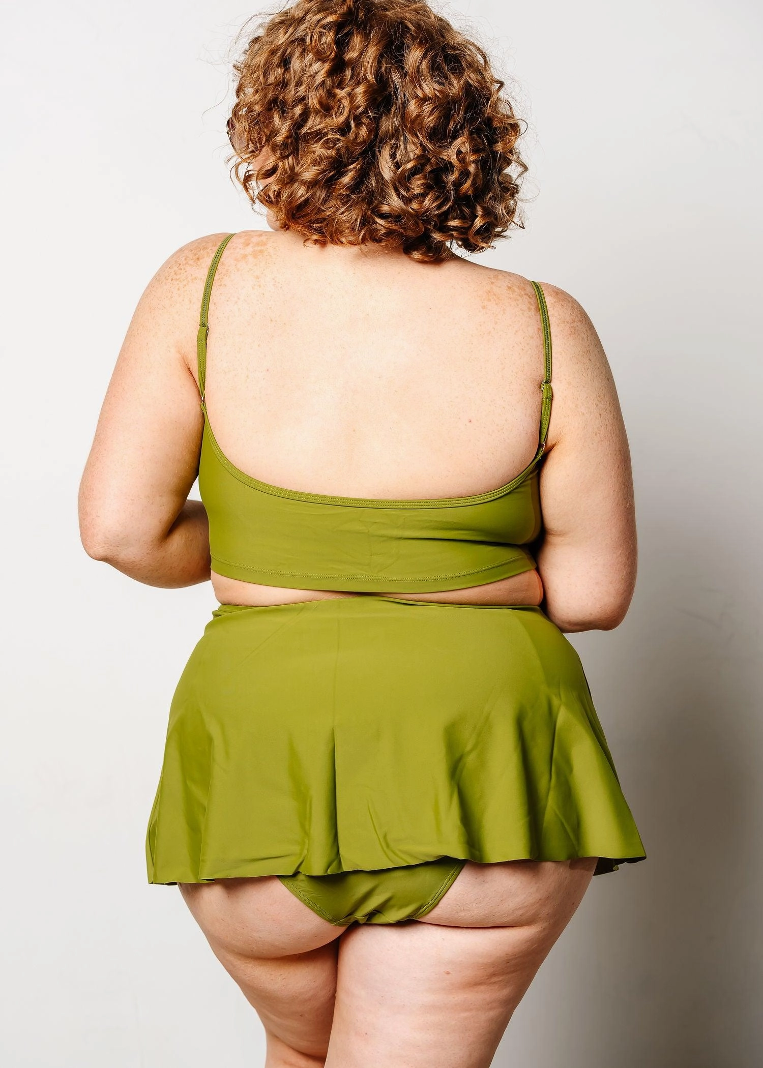Olive Green | Detached Short Skirt