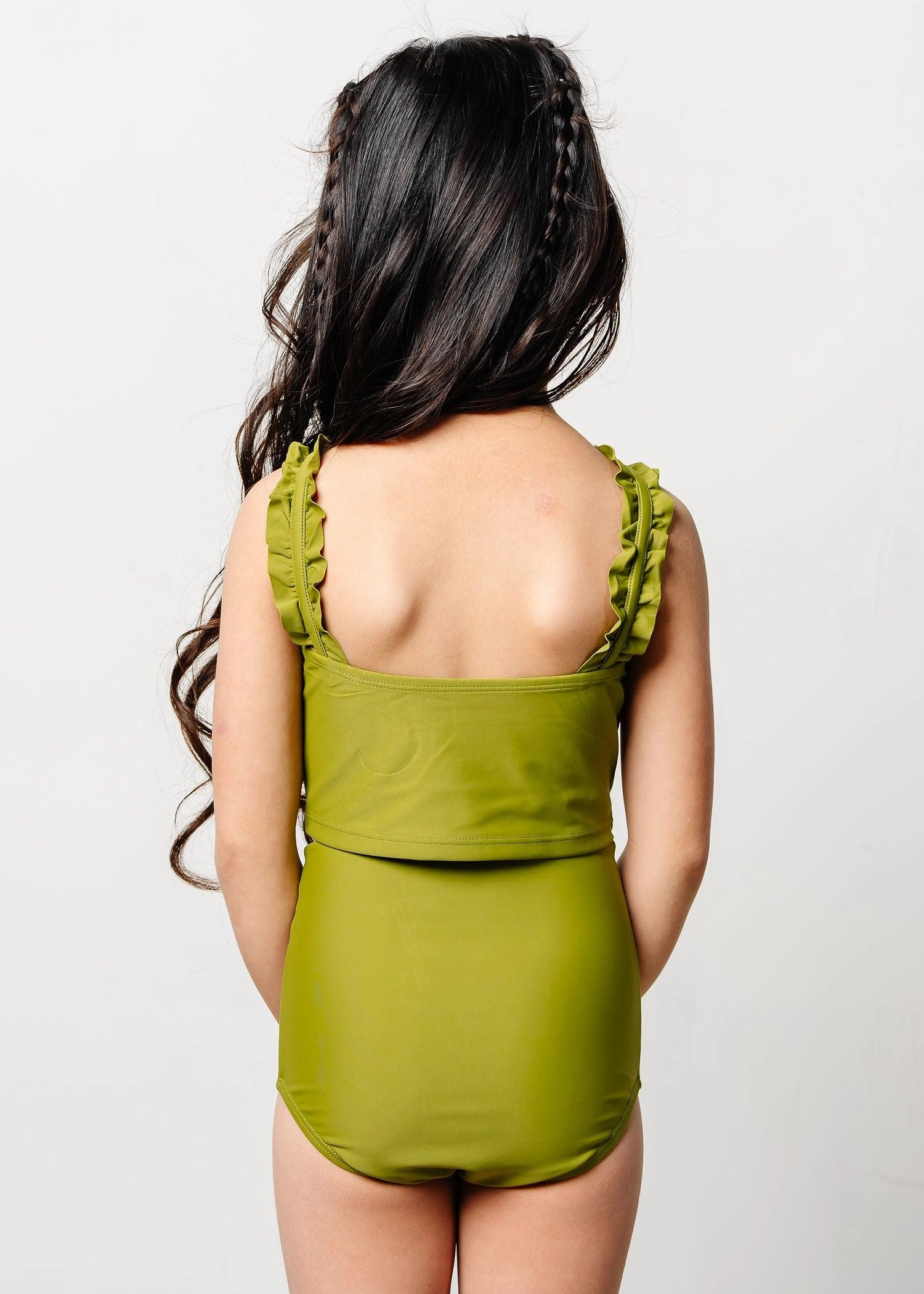 Olive Green | Mini Bow Bottoms