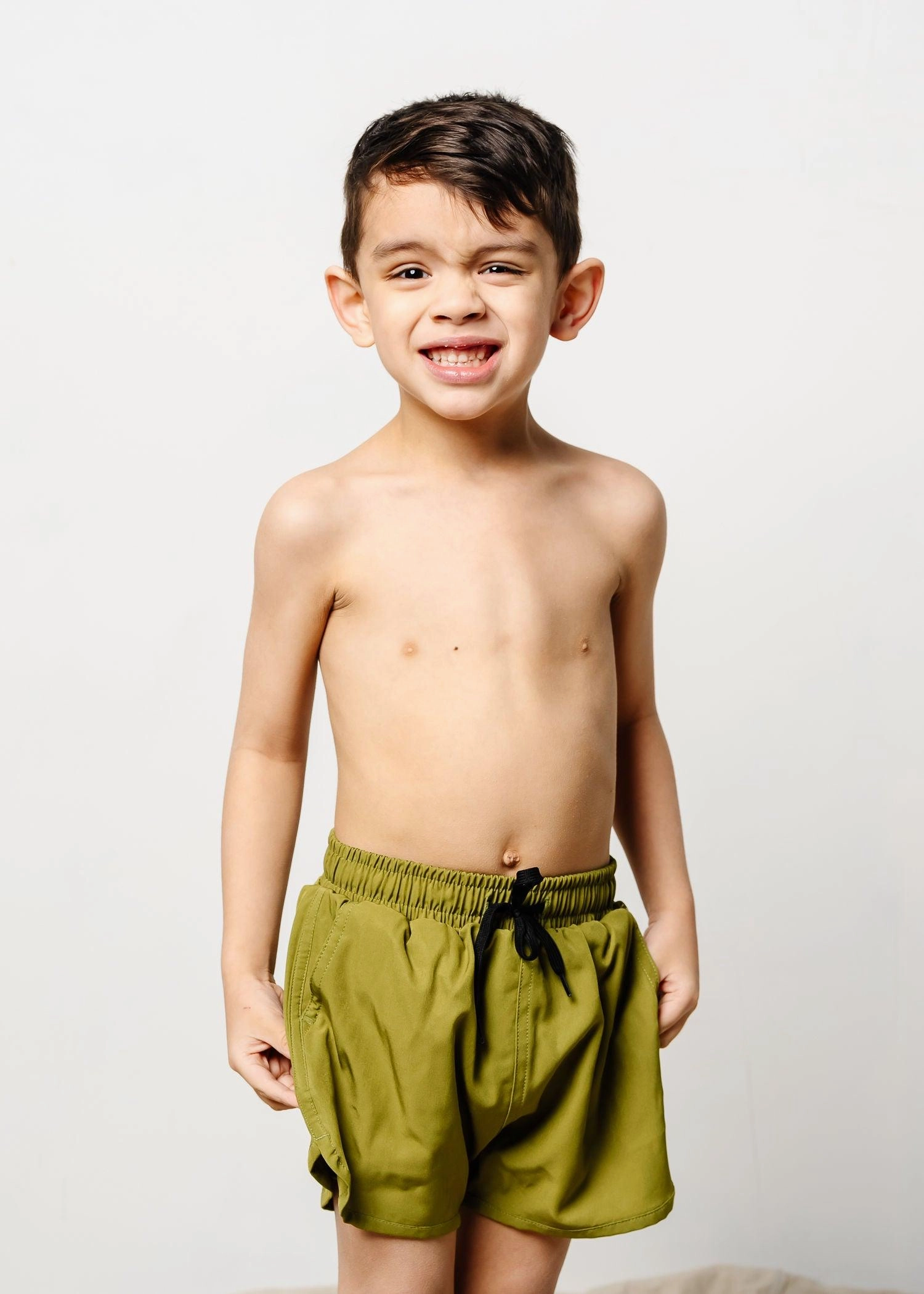 Olive Green | Mini Retro Shorties