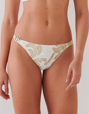 Ornation Bikini Pant - Canvas Sand adjustable swim bottoms women, flattering bikini bottoms