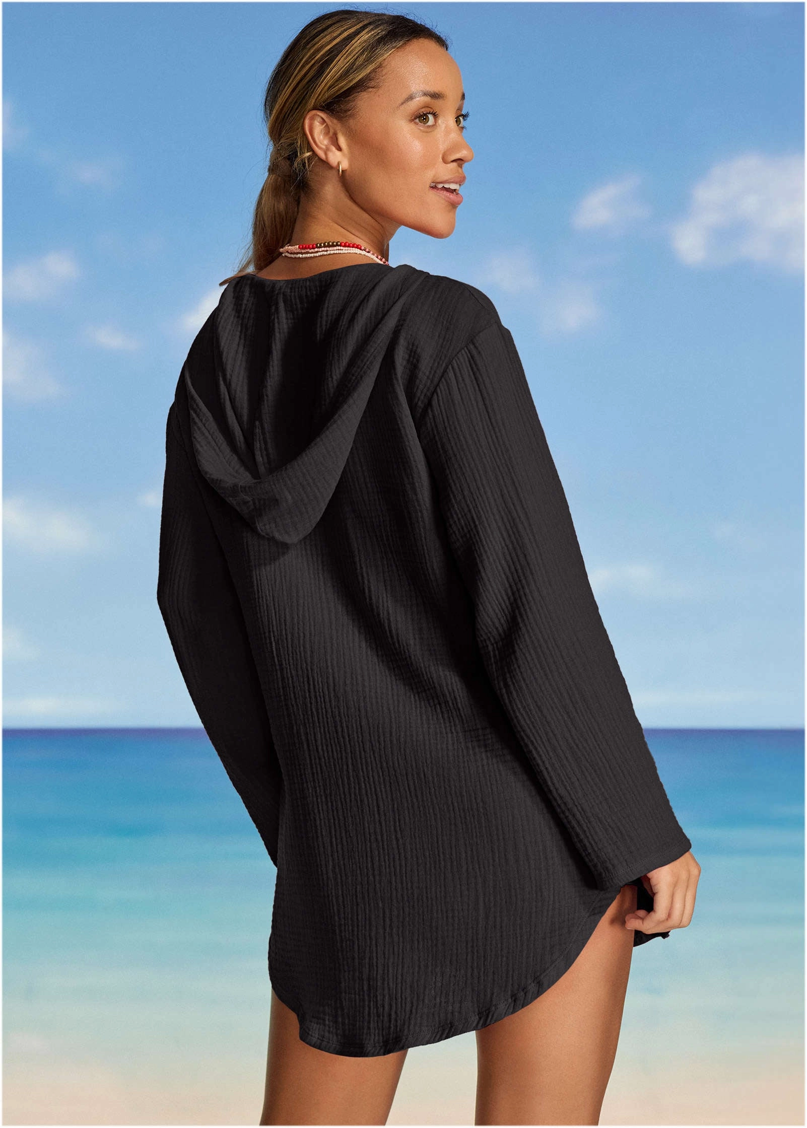 Pack And Go Hoodie - Black