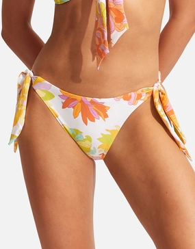 Palm Springs Tie Side Bikini Pant - Limelight adjustable swim bottoms women, flattering bikini bottoms