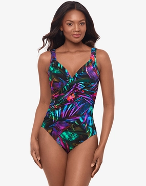Palma Paradiso Revele Swimsuit - Multi womens resort swimwear, flattering one-piece swimsuits