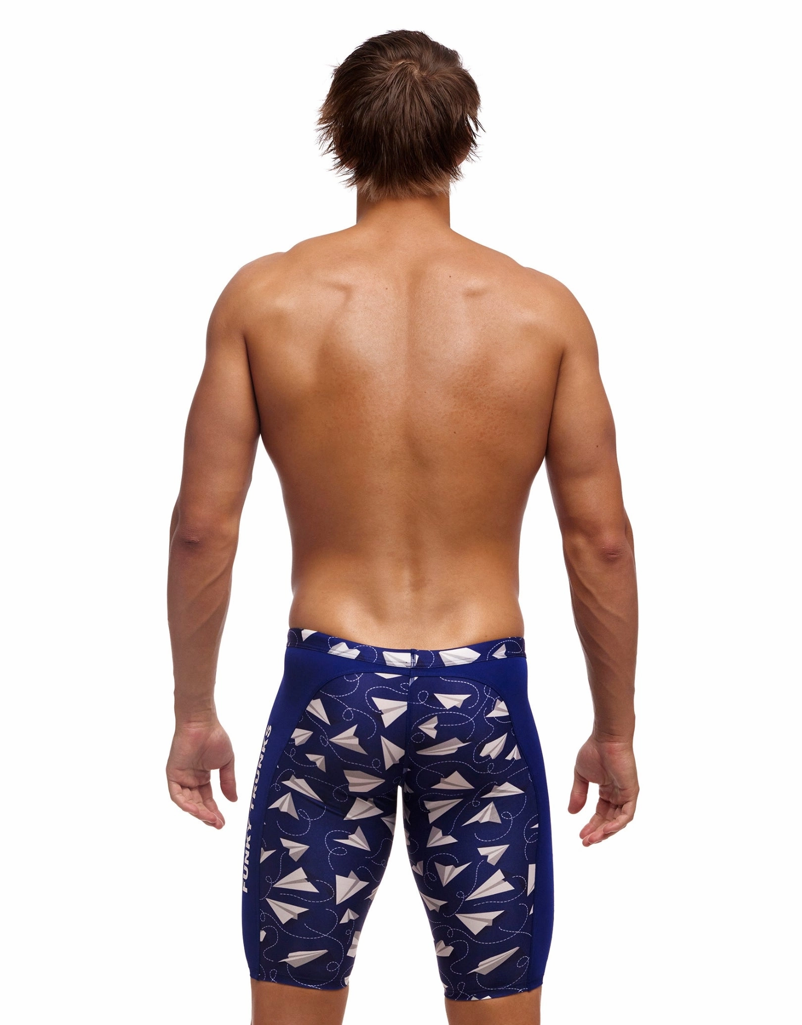 Paper Plain Swim Training Jammers - Blue