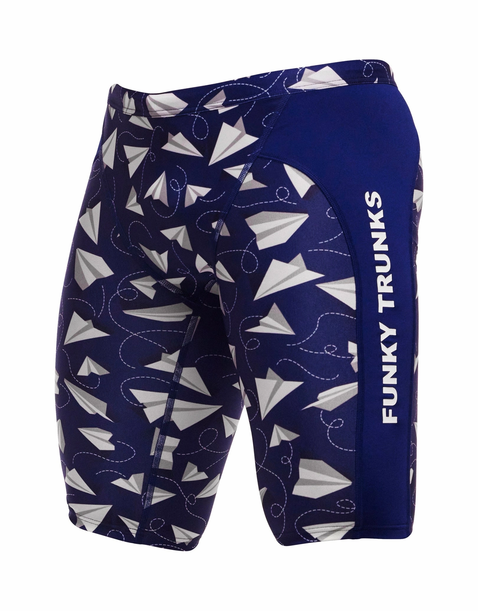 Paper Plain Swim Training Jammers - Blue