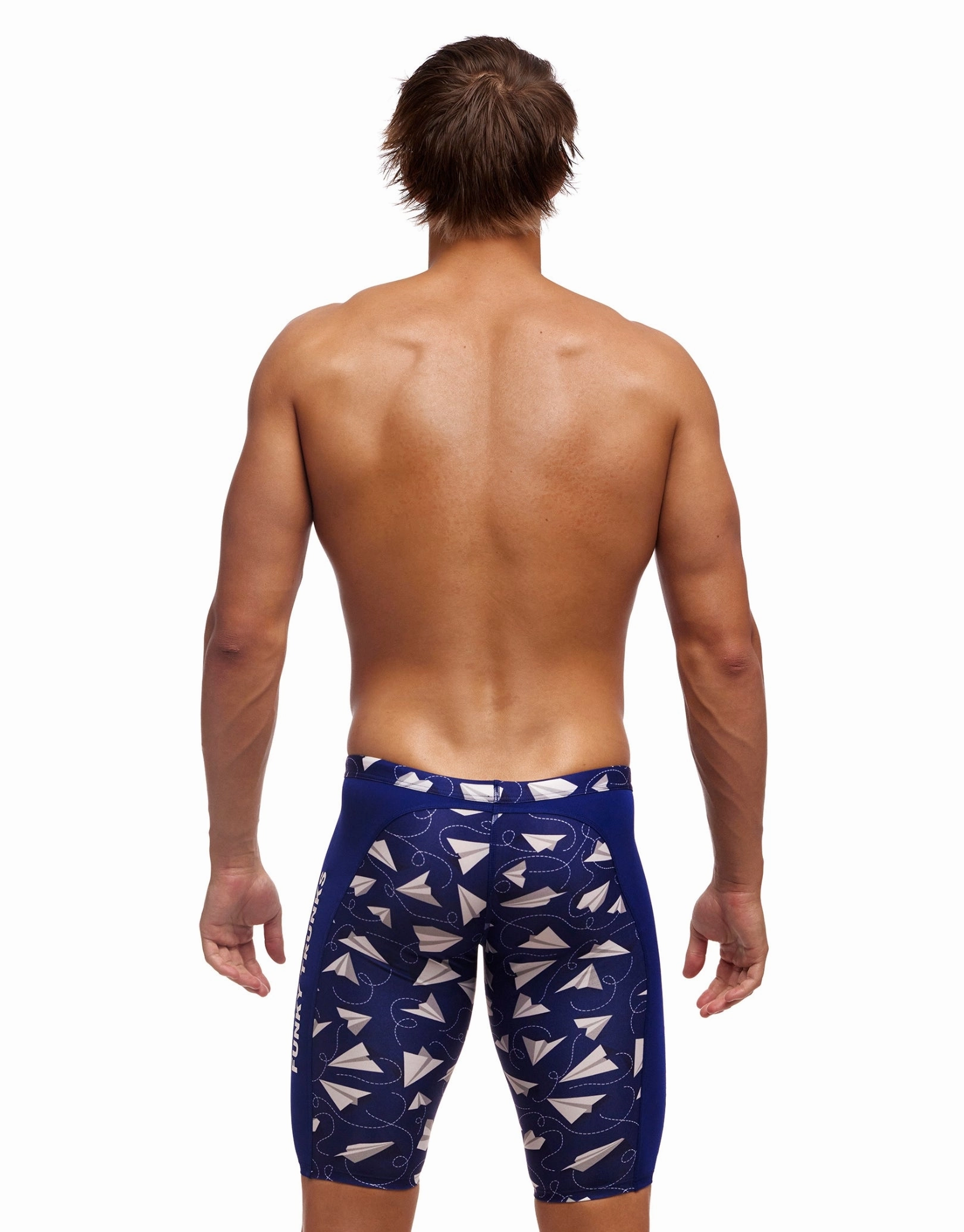 Paper Plain Swim Training Jammers - Blue