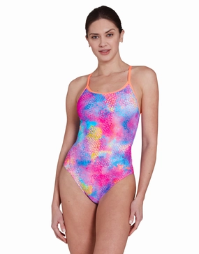 Paradox Sprintback Swimsuit - Pink zoggs swimwear for women, zoggs goggles and swimsuits