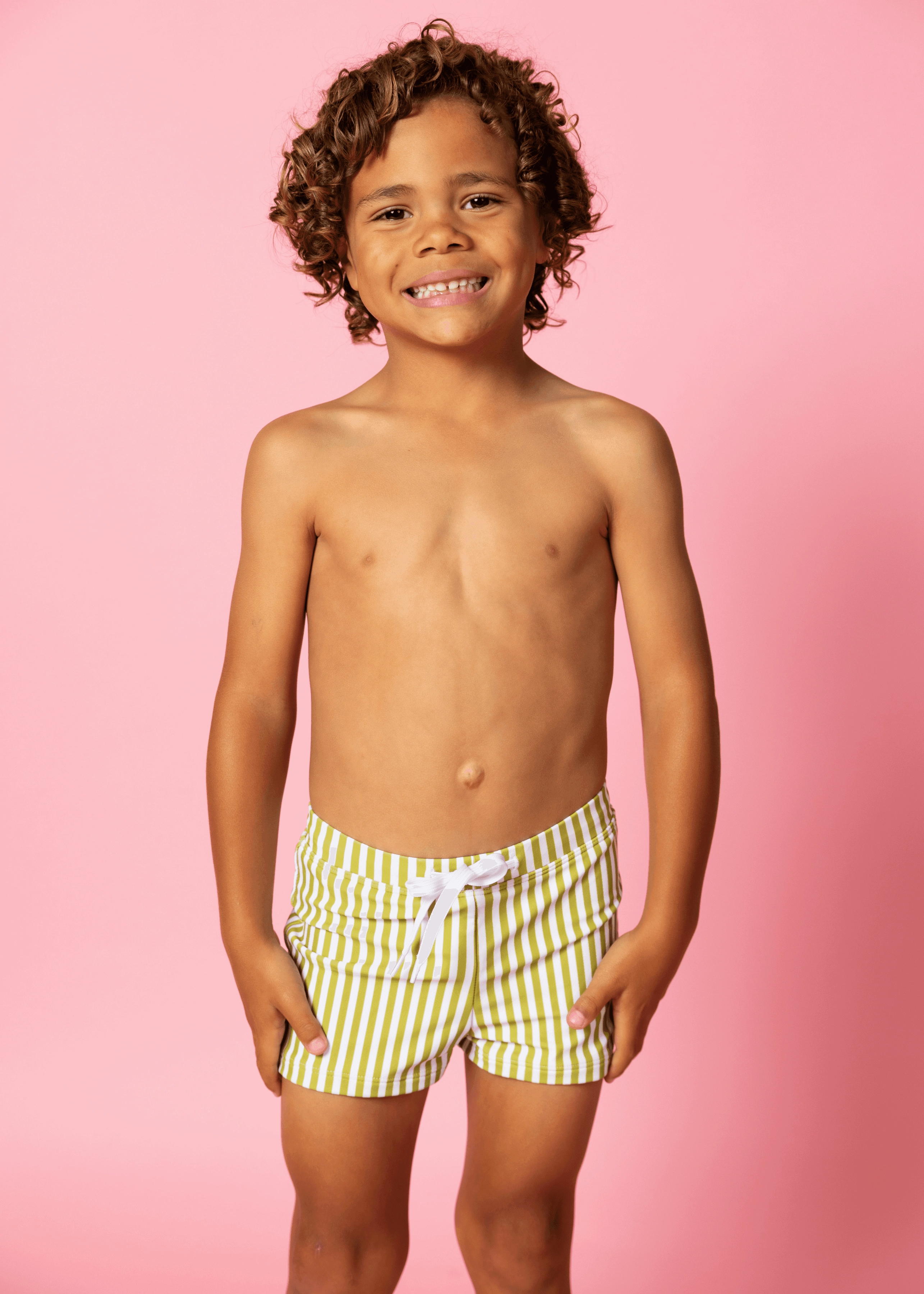 Pear Stripes | Mini Euro Shorts