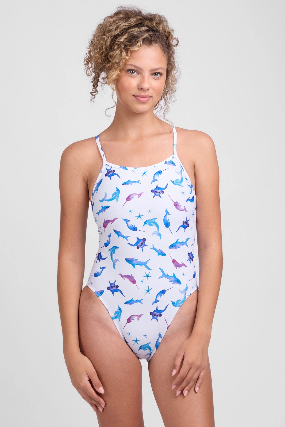 Perry One Piece Swimsuit - Marine Magic