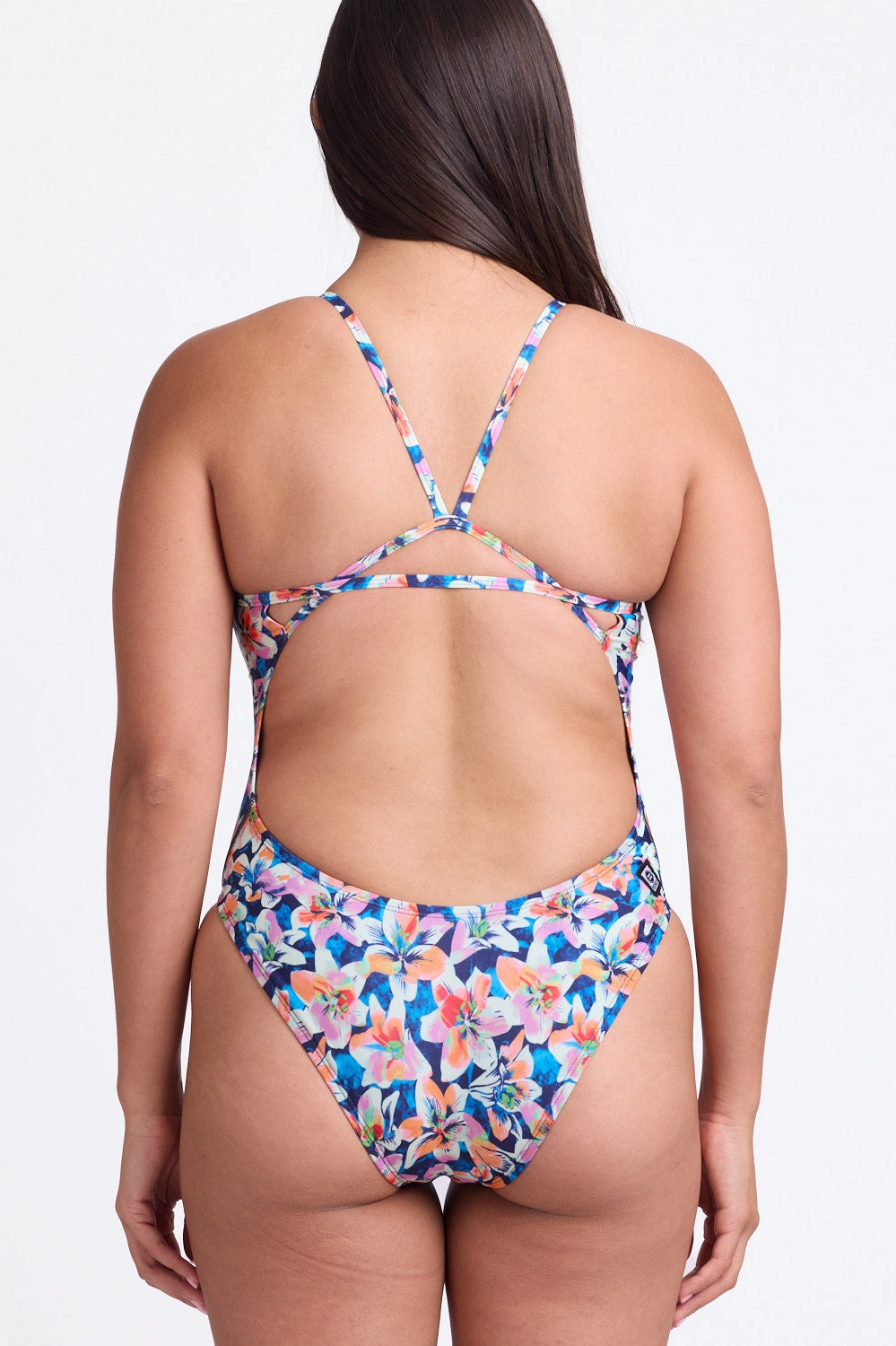 Perry Swim Onesie - Lilies