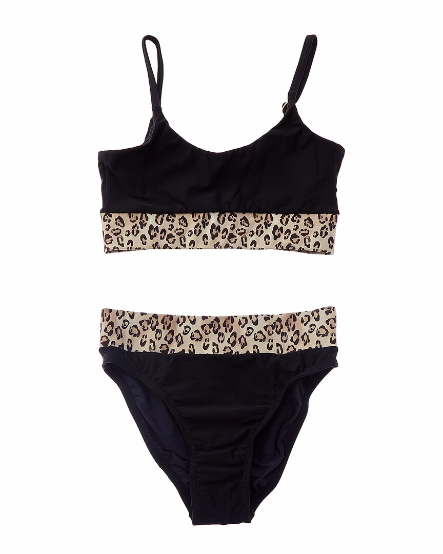 PilyQ 2pc Belted Bikini Set cute swimsuits for teen girls, modest teen swimwear