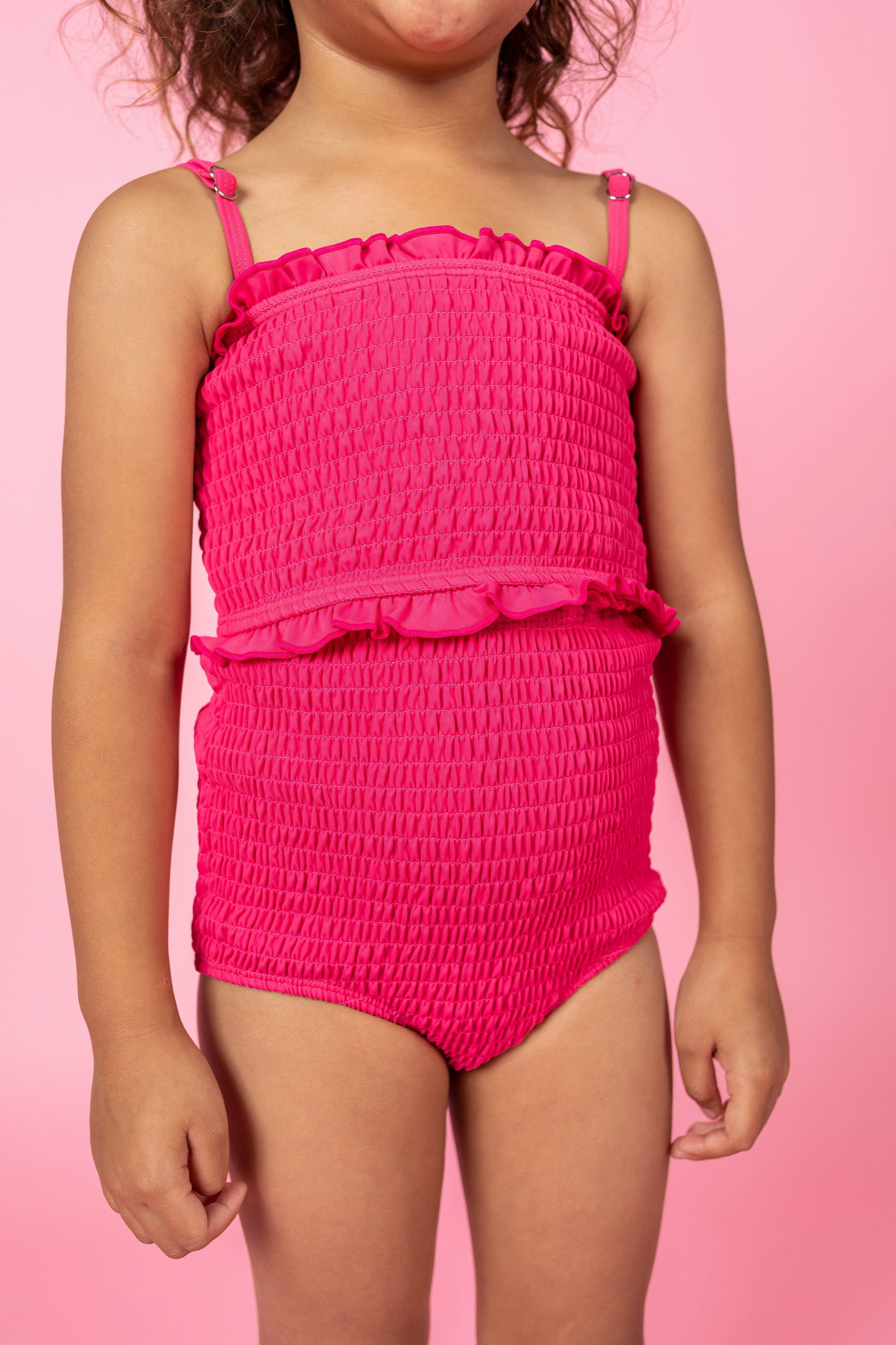 Pink Raspberry | Mini Smocked Bottoms