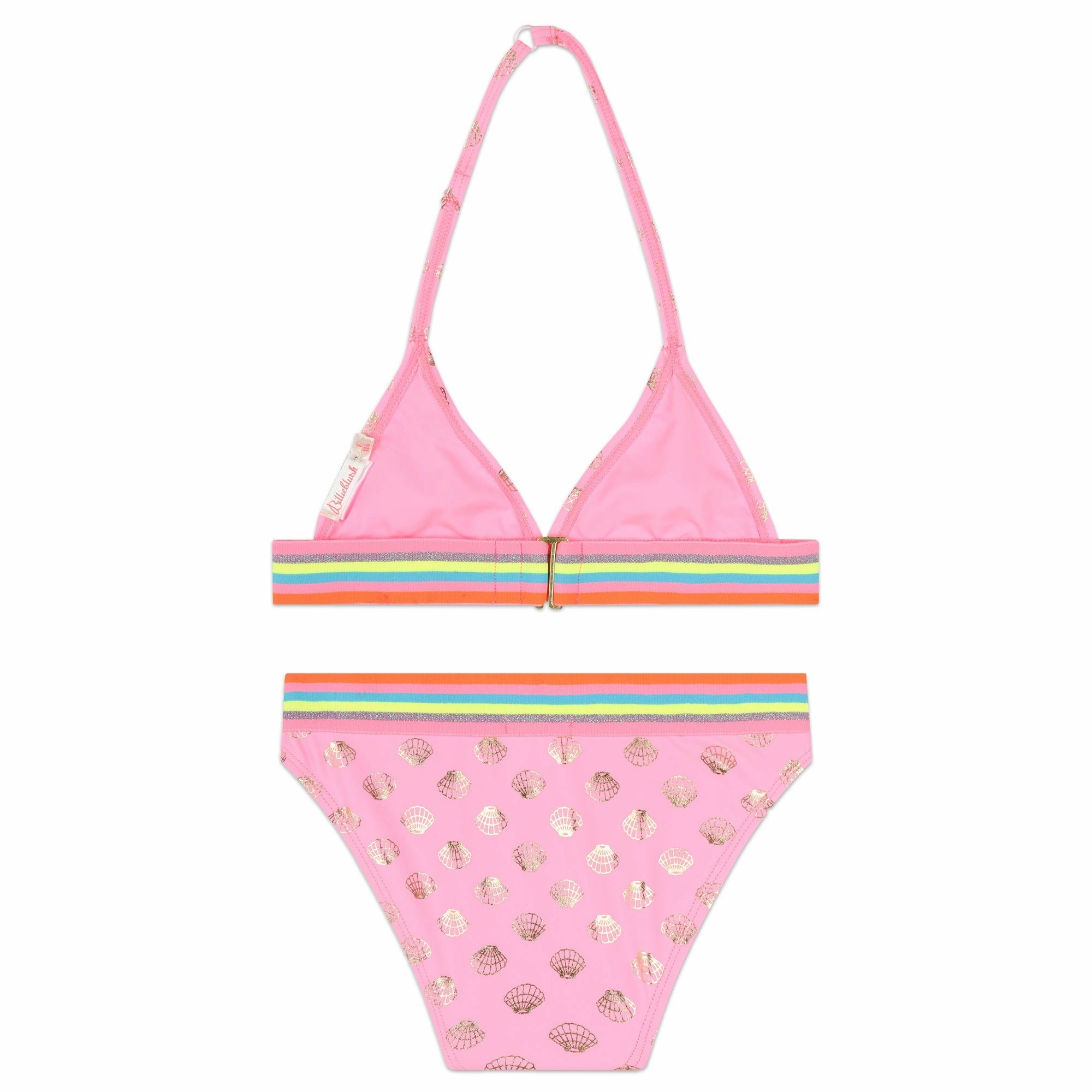 Pink Seashell Print Bikini