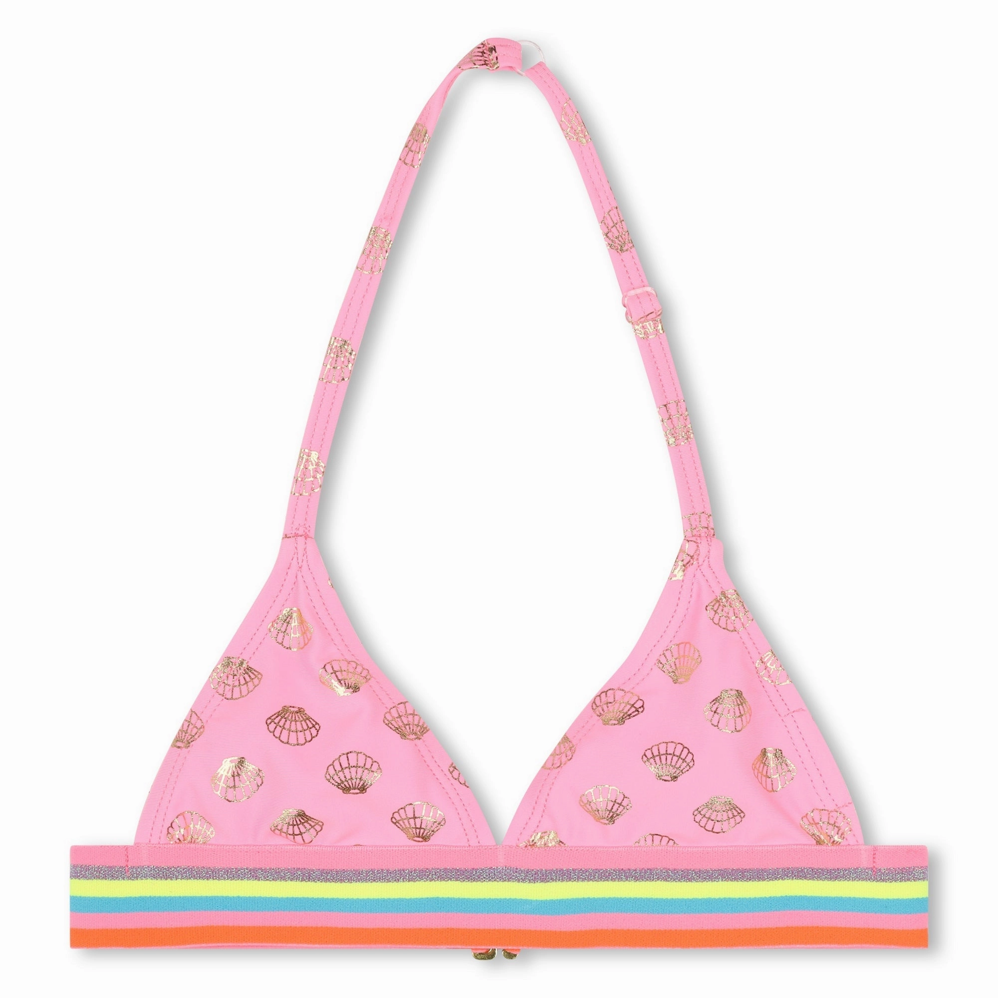 Pink Seashell Print Bikini