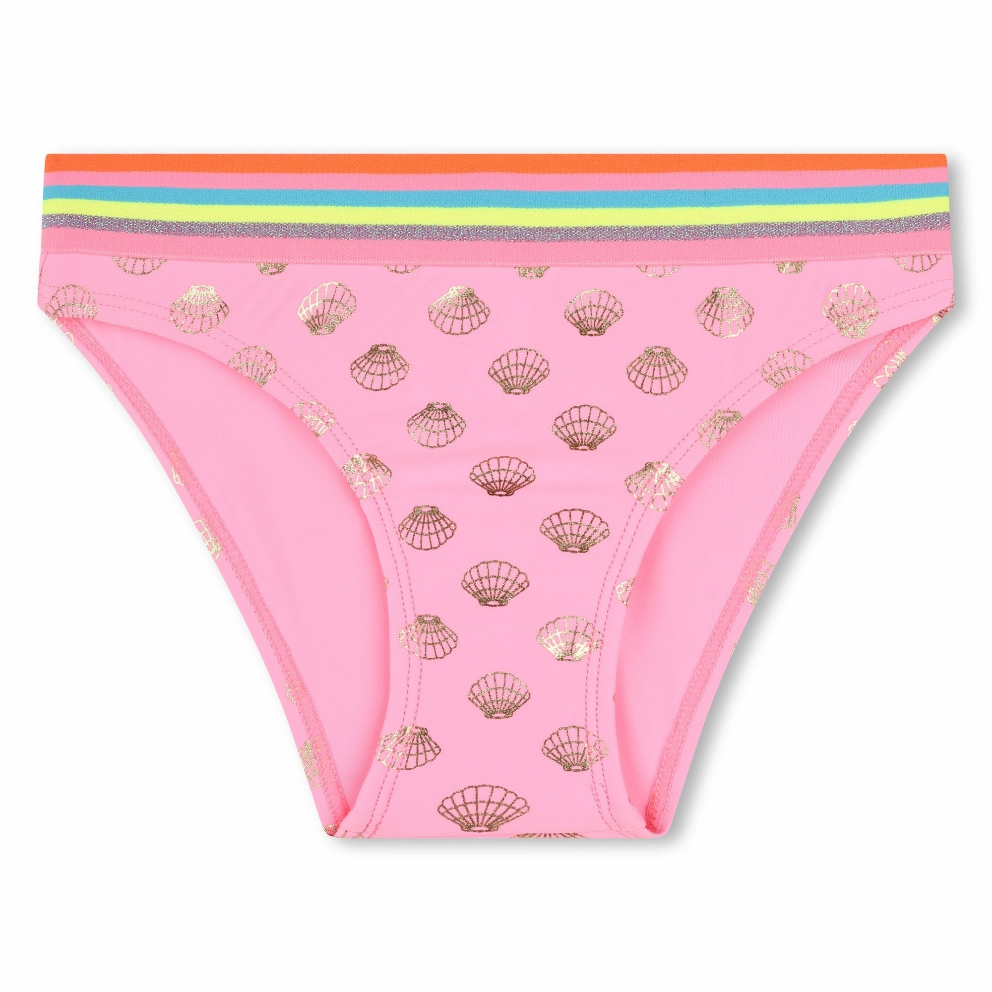 Pink Seashell Print Bikini