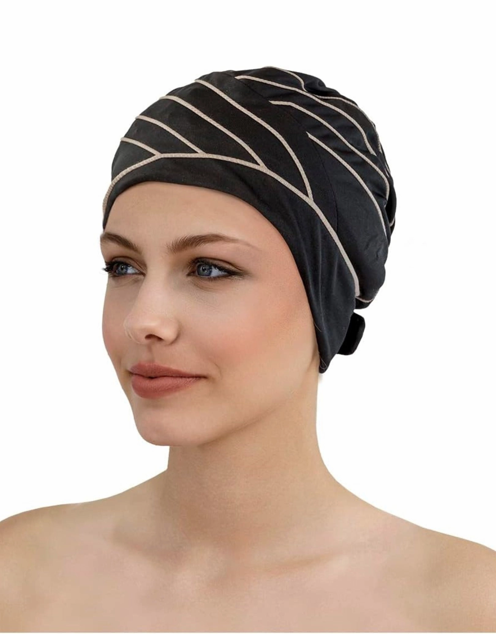 Piped Fabric Swim Cap fashy swimwear collection, fashy thermal swimwear