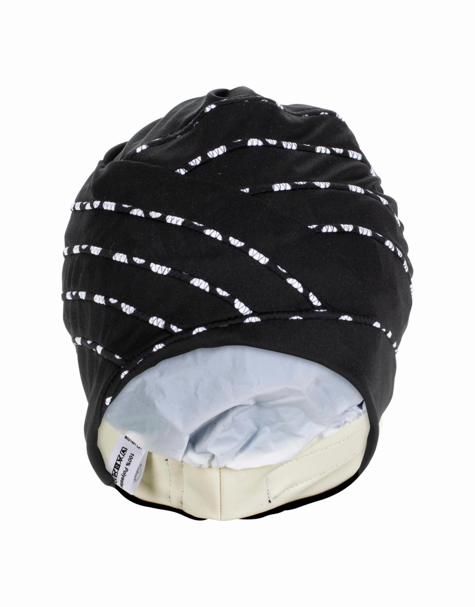 Piped Fabric Swim Cap