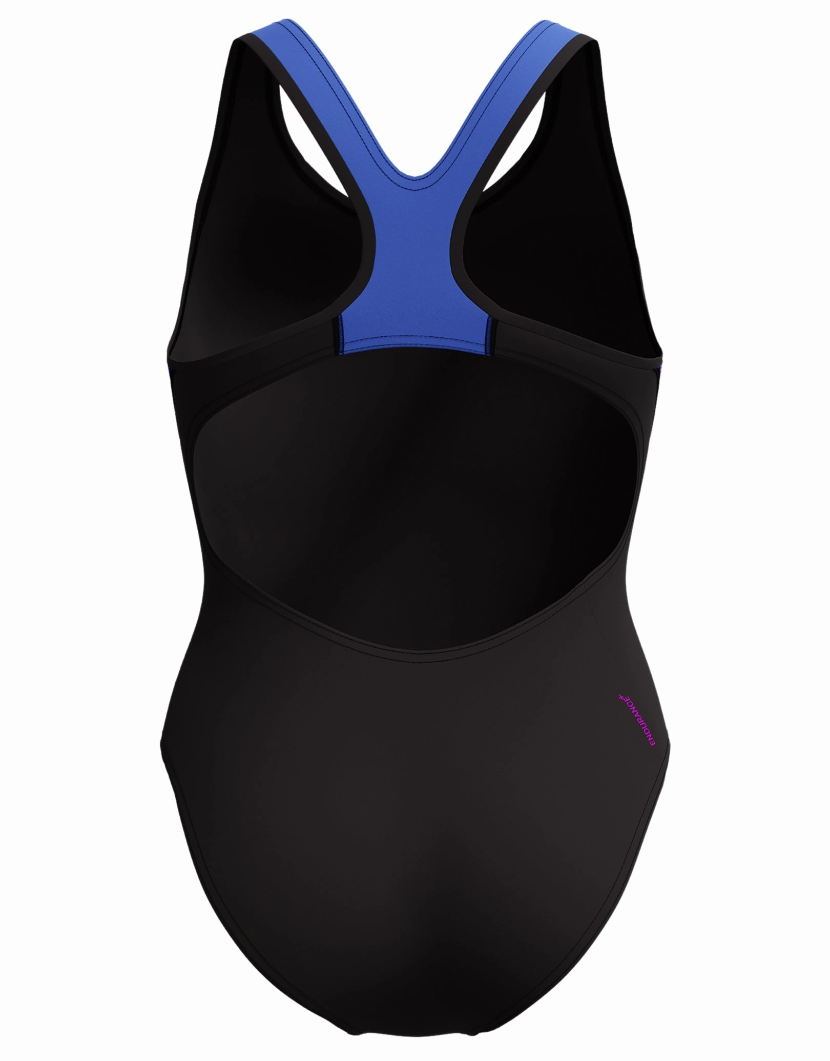 Placement Laneback Swimsuit - Black/Blue