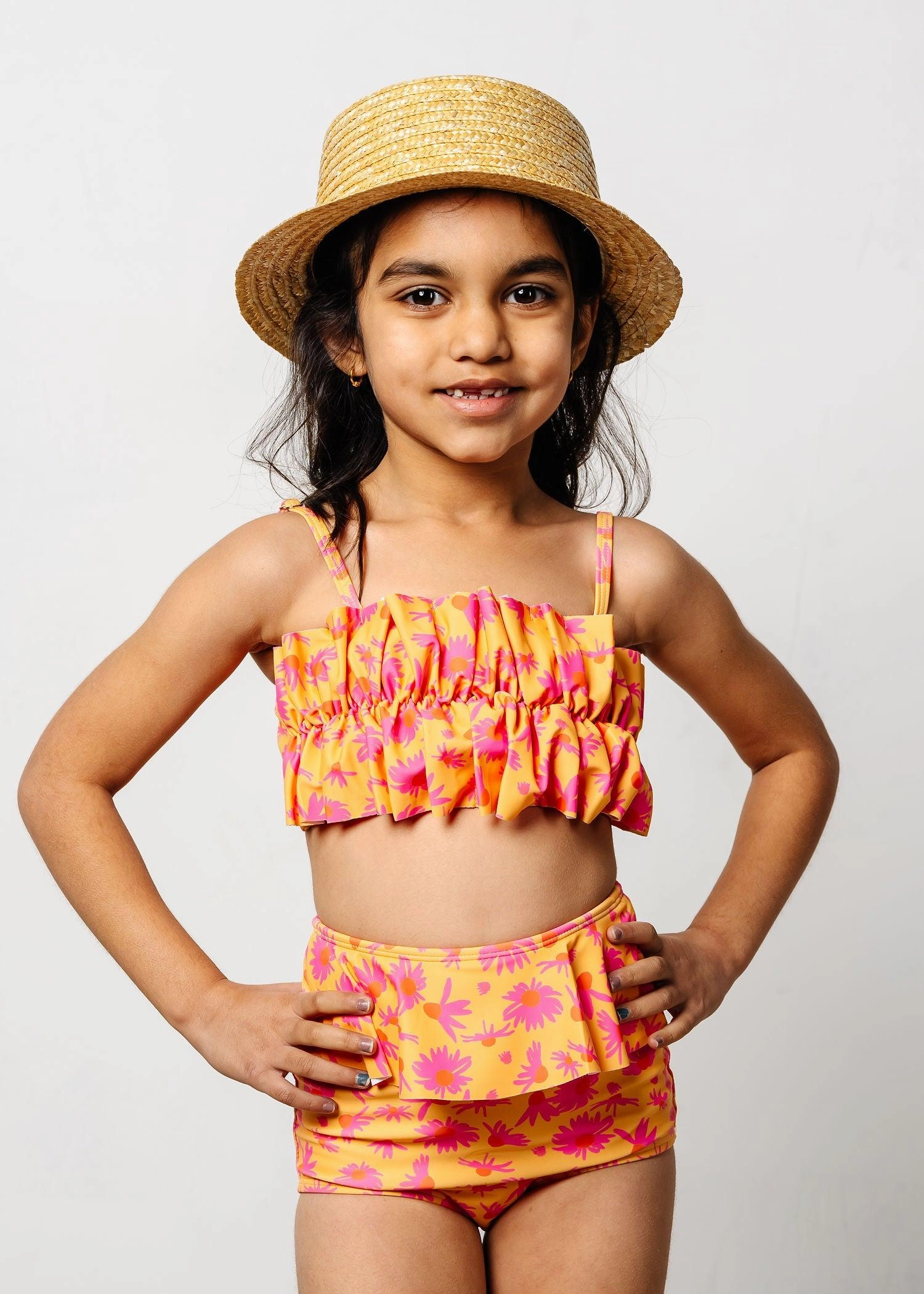 Playful Daisies | Mini Peplum Bottoms