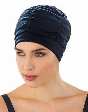 Pleated Fabric Swim Cap fashy swimwear collection, fashy thermal swimwear
