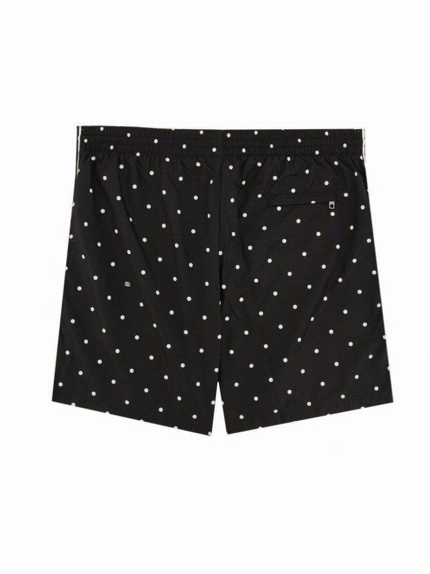 Polka Dot Print Swimsuit