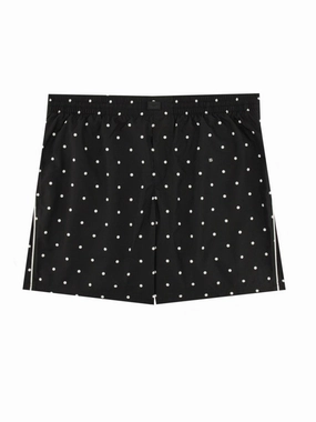 Polka Dot Print Swimsuit summer mens swimwear, mens athletic swimwear