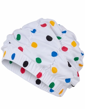 Polka Dots Shower Cap - Multi fashy swimwear collection, fashy thermal swimwear