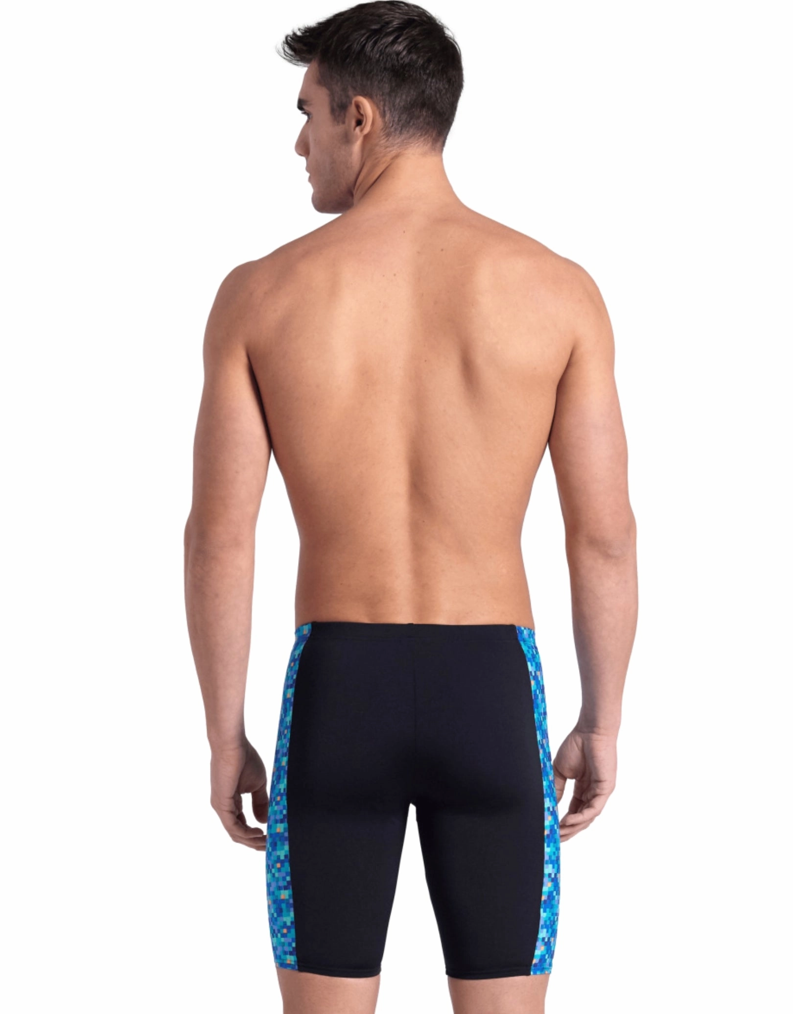 Pooltiles Swim Jammer - Black/Multi