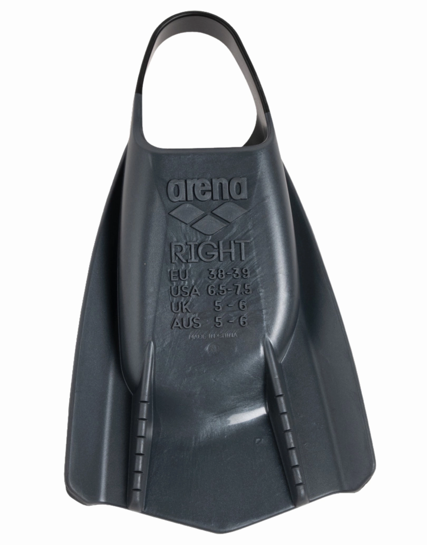Powerfin Pro II Competitive Training Fins - Black/Grey