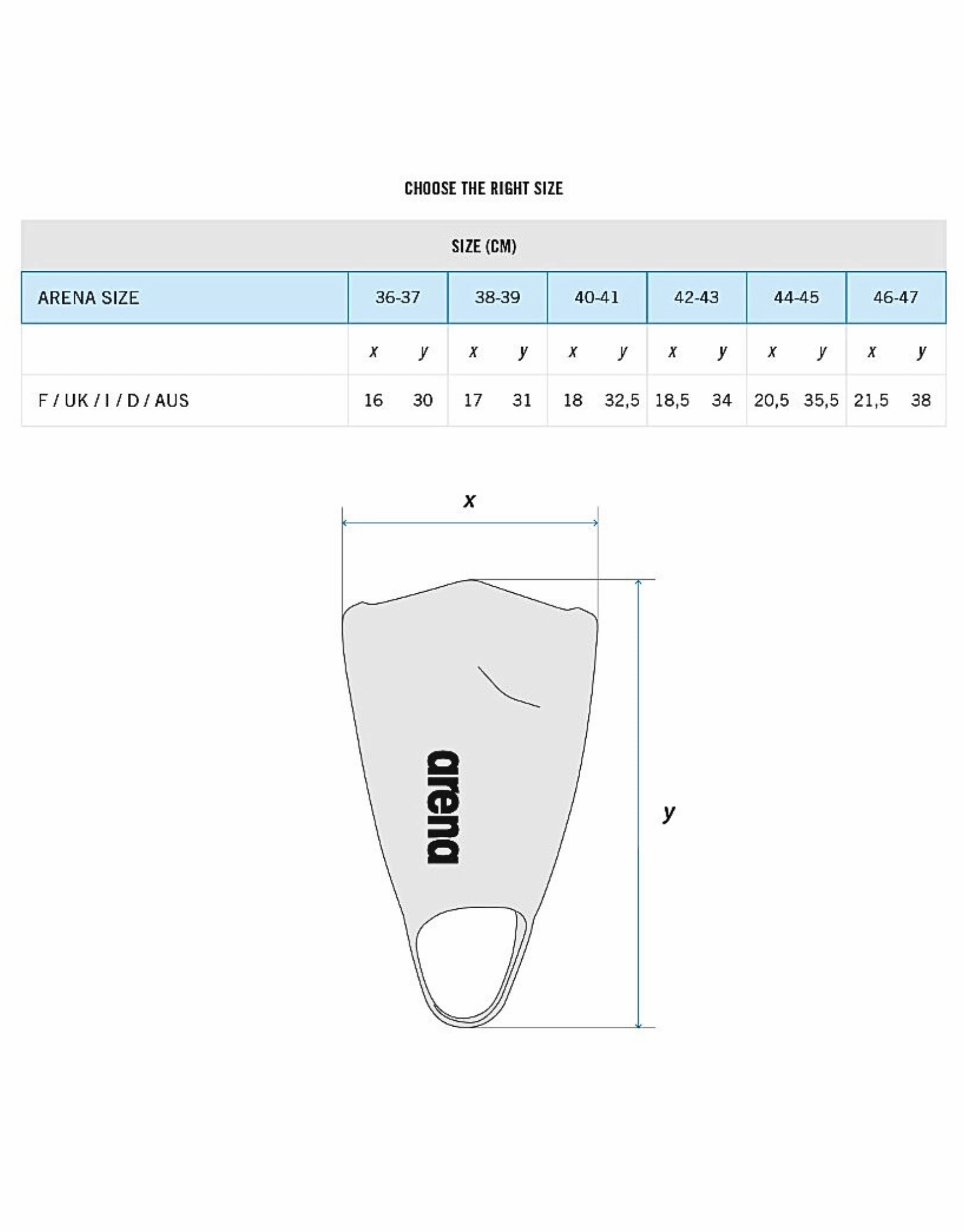 Powerfin Pro II Competitive Training Fins - Black/Grey
