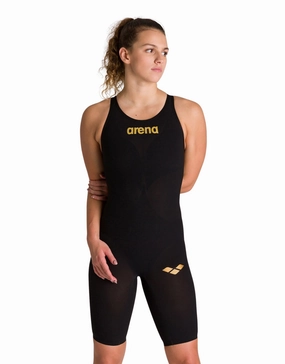 Powerskin Carbon Air 2 Full Body Short Leg - Black and Gold arena swimwear for men, arena competitive swimsuits