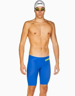 Powerskin Carbon Air 2 Jammer - Blue and Grey competitive swimwear for men, mens racing swimsuits