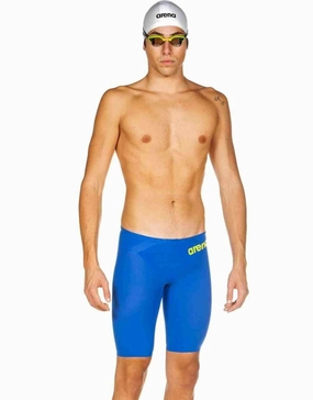 Powerskin Carbon Air 2 Jammer - Blue and Grey arena swimwear for men, arena competitive swimsuits