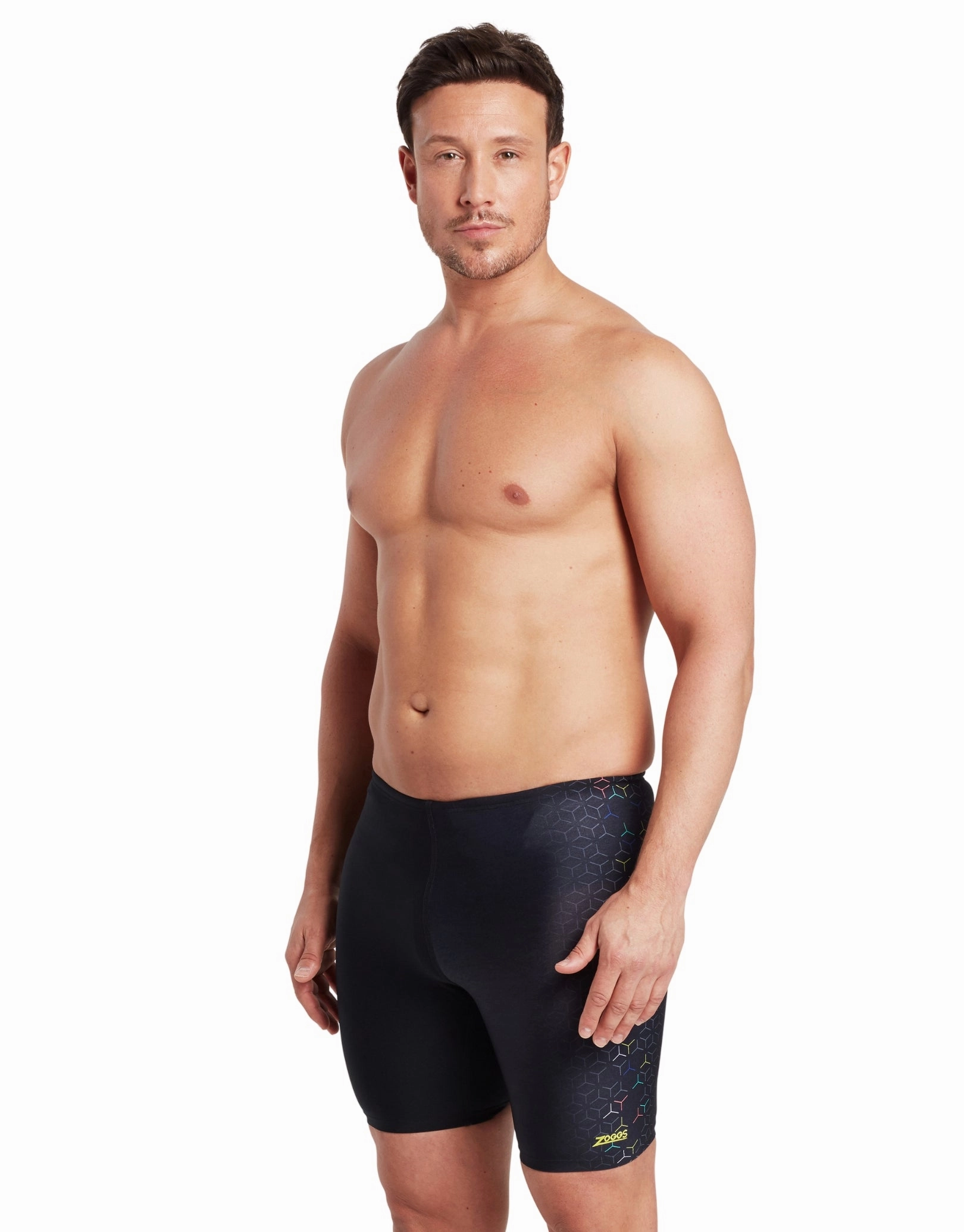 Predator Mid Swim Jammer - Black/Multi