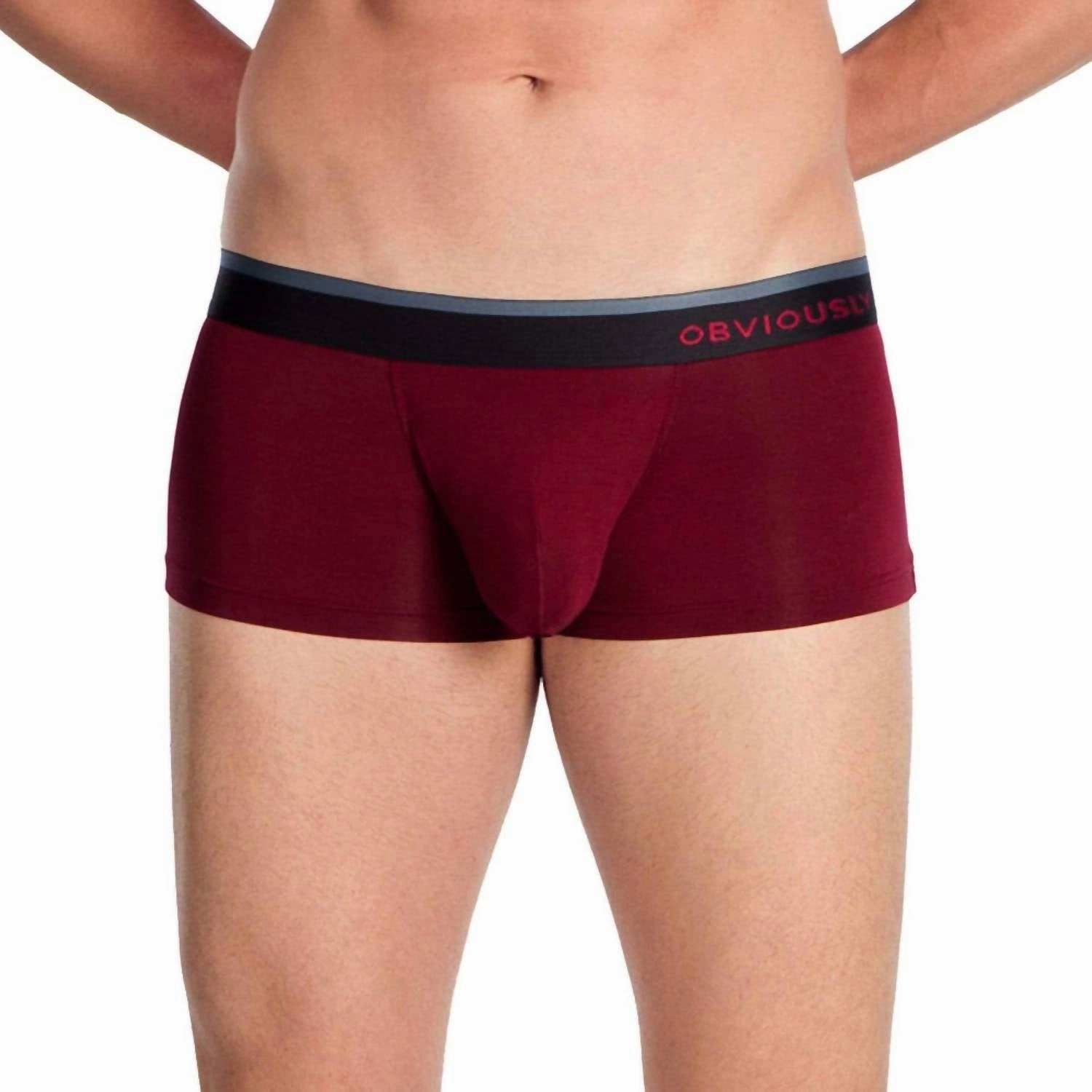 Primeman Trunk In Maroon mens beach swimwear, quick dry mens swimsuits
