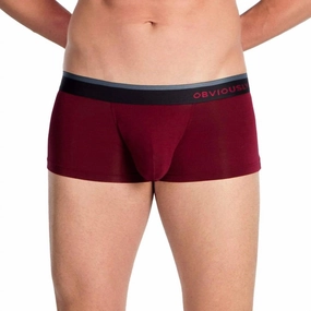 Primeman Trunk In Maroon mens beach swimwear, quick dry mens swimsuits