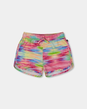 Printed Swim Shorts Multicolored cute swimsuits for teen girls, modest teen swimwear