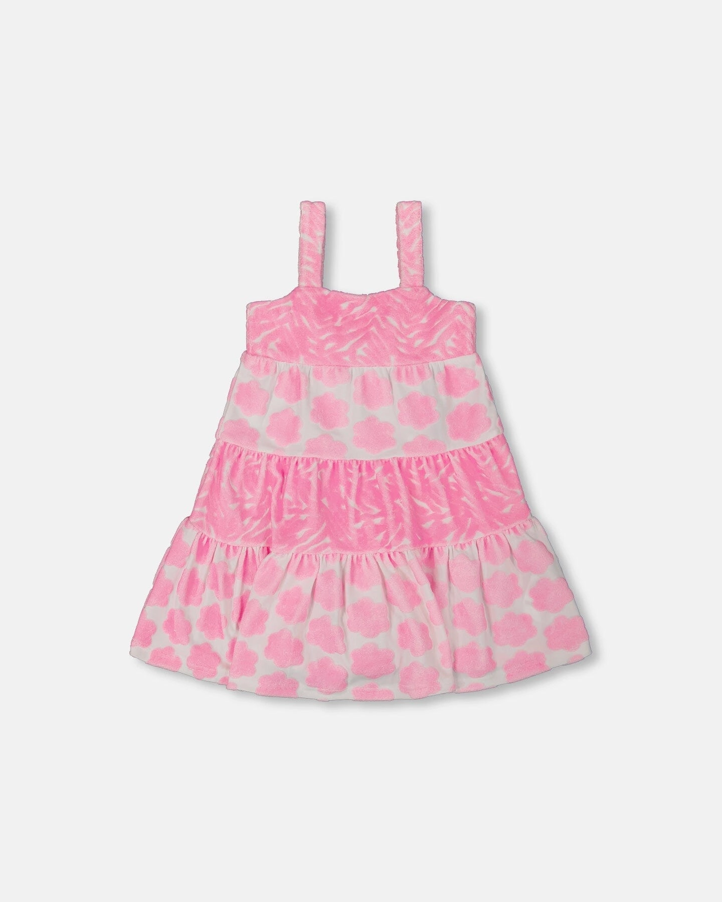 Printed Terry Beach Dress Pink And White cute swimsuits for teen girls, modest teen swimwear