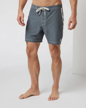 Puerto Boardshort In Shale mens beach swimwear, quick dry mens swimsuits