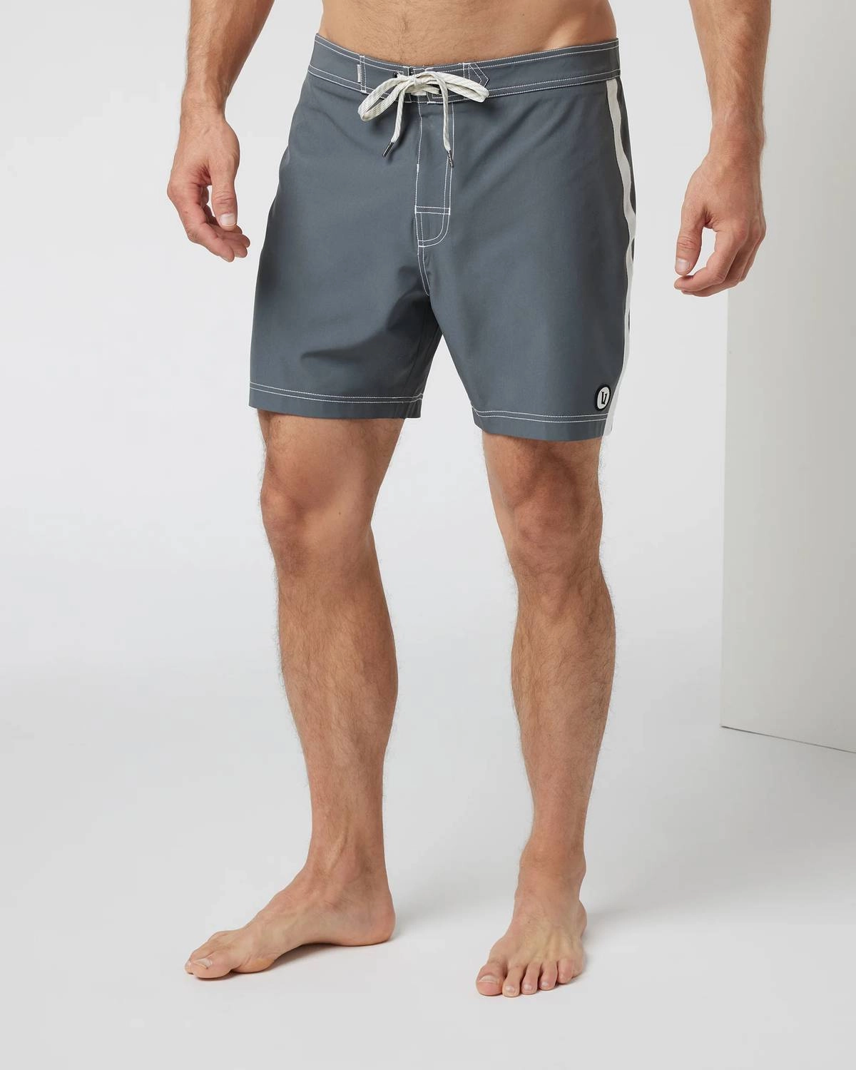 Puerto Boardshort In Shale mens beach swimwear, quick dry mens swimsuits