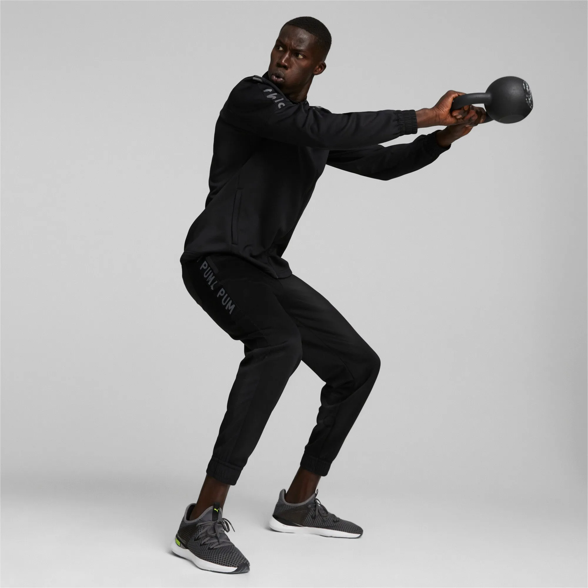 PUMA Men's Fit PWRFleece Full-Zip Training Jacket