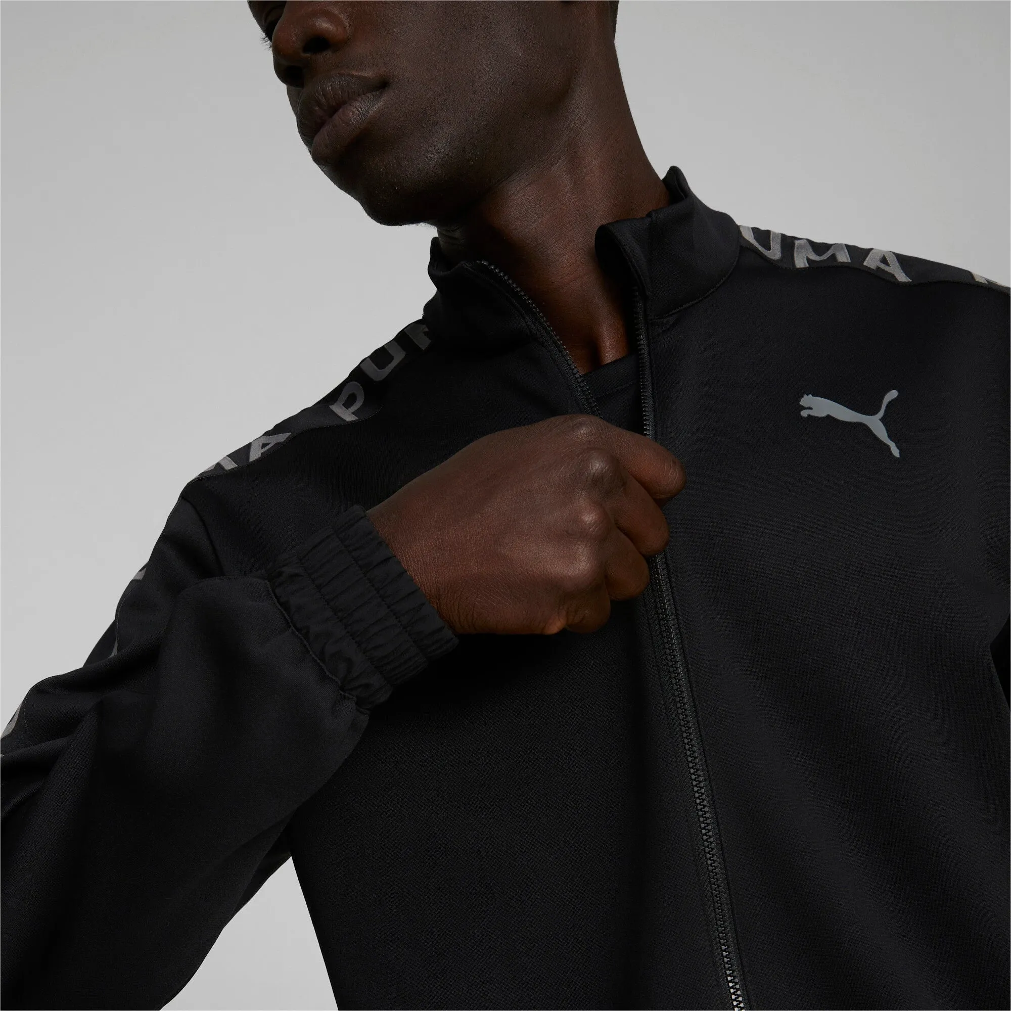 PUMA Men's Fit PWRFleece Full-Zip Training Jacket
