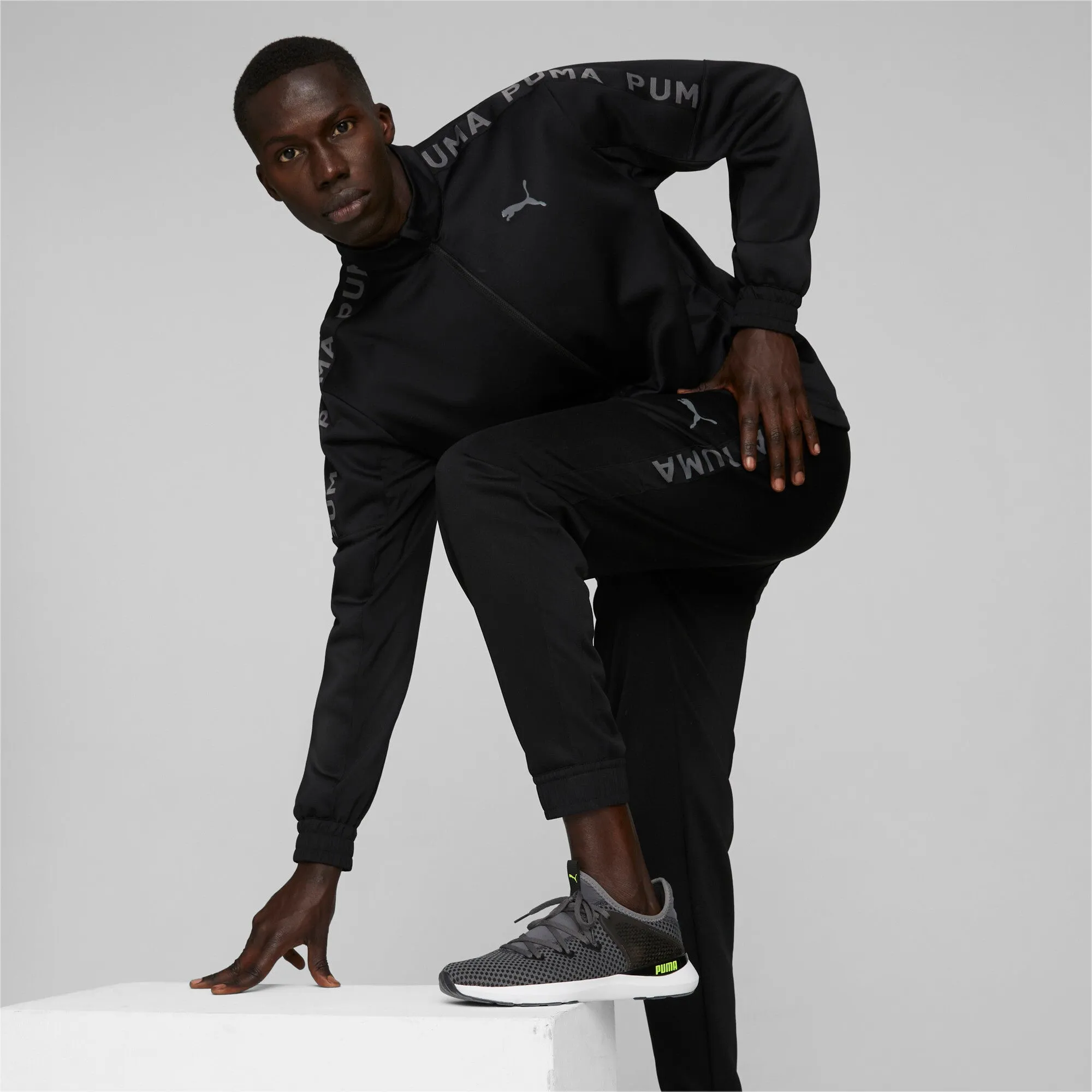 PUMA Men's Fit PWRFleece Full-Zip Training Jacket