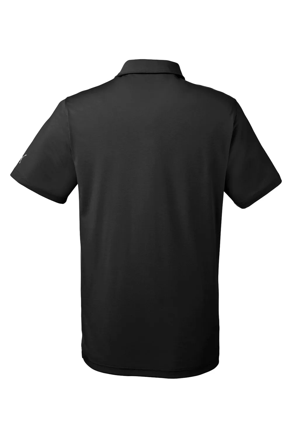 Puma Mens Fusion Performance Moisture Wicking Short Sleeve Polo Shirt - Black