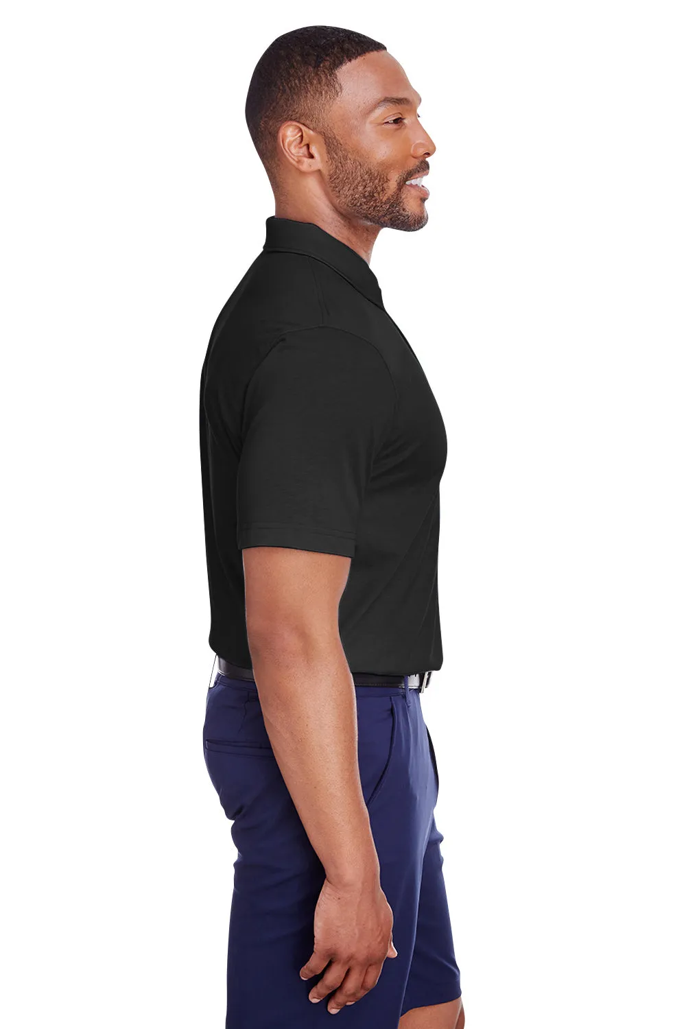 Puma Mens Fusion Performance Moisture Wicking Short Sleeve Polo Shirt - Black